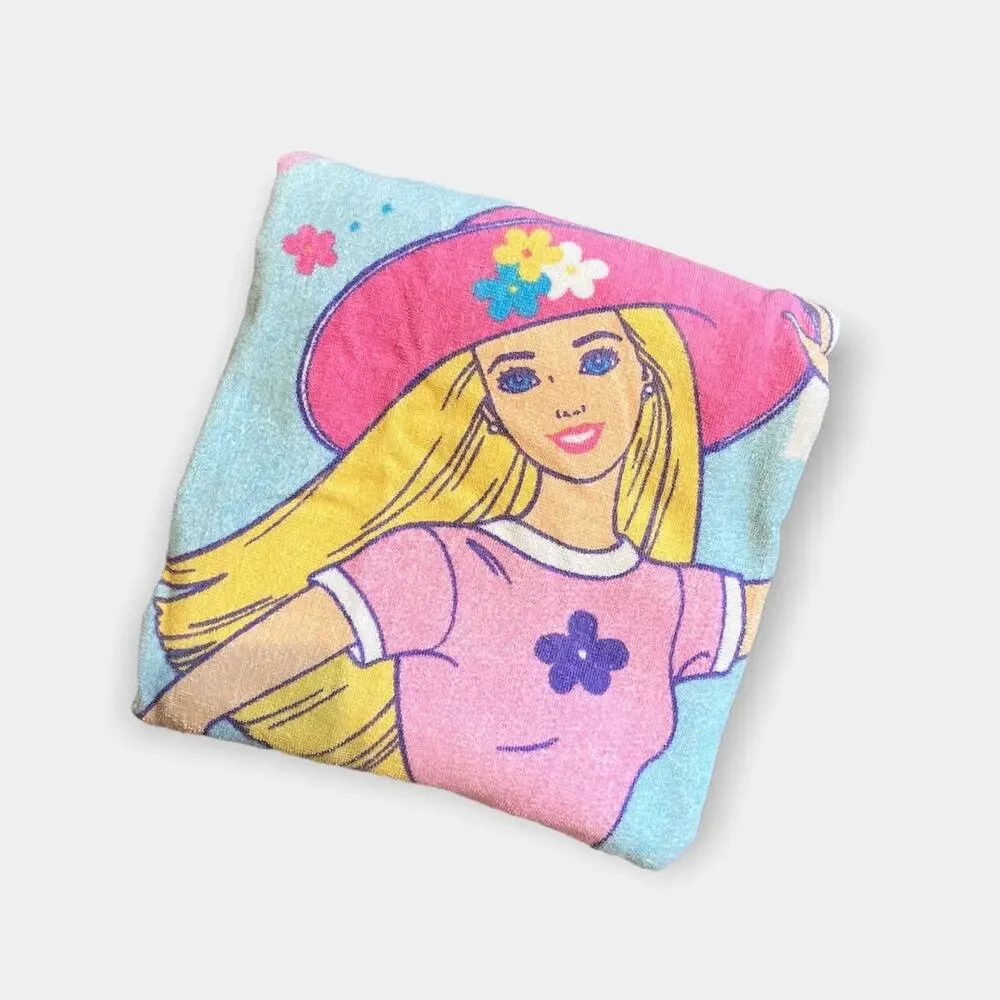 Vintage 90s Barbie Beach Towel
